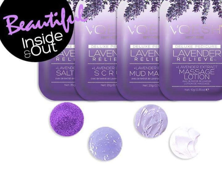 Pedi-in-a-Box Lavender Relieve - Voesh - NSI Australia