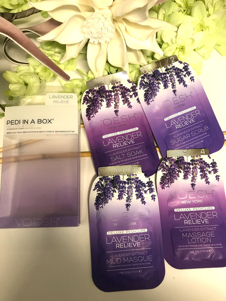 Pedi-in-a-Box Lavender Relieve - Voesh - NSI Australia