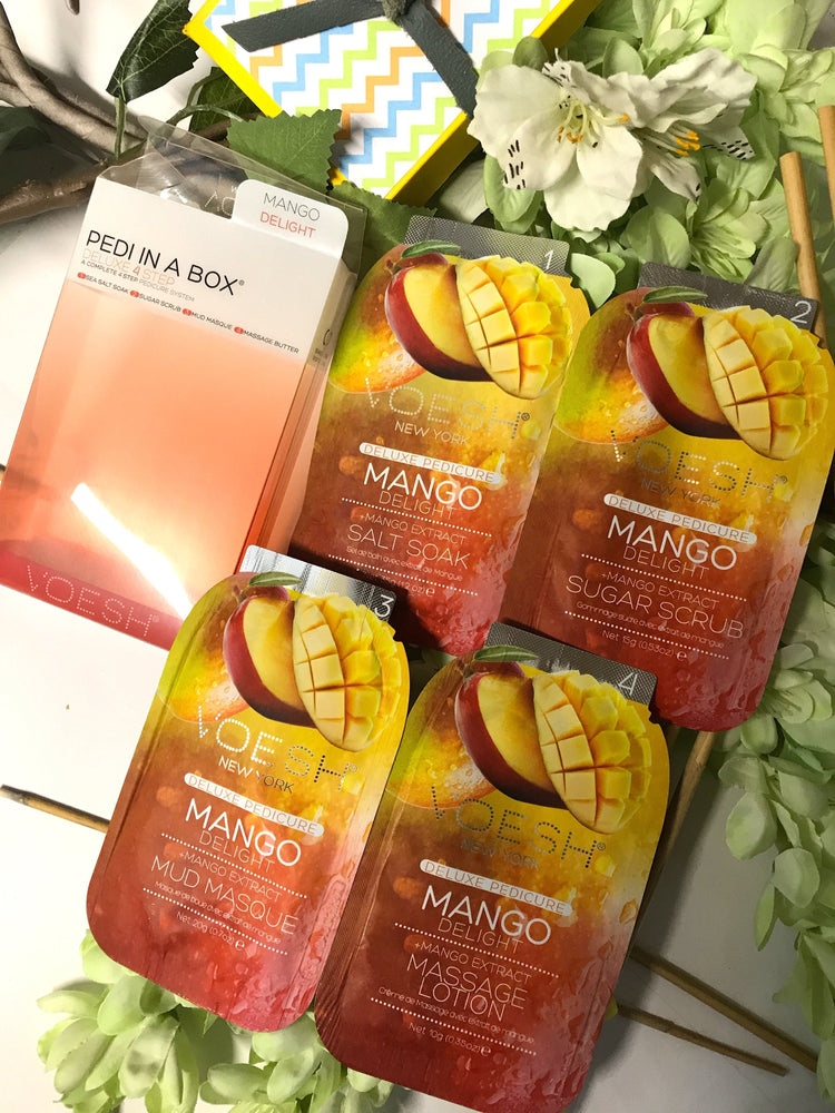 Pedi-in-a-Box Mango Delight - Voesh - NSI Australia