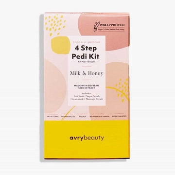 Pedi-in-a-Box Milk & Honey - 4 Steps - Avry Beauty - NSI Australia