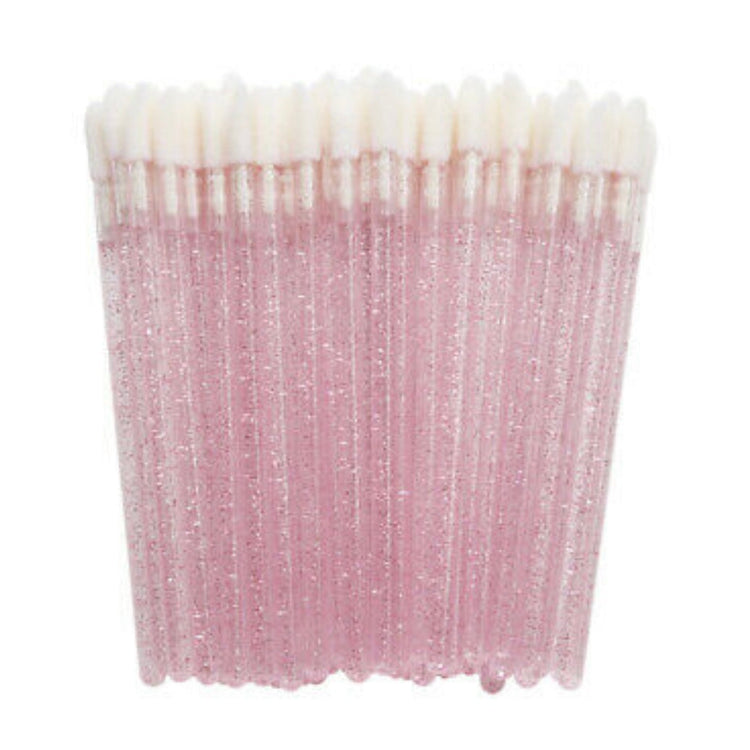 Pink Glitter Lip Brushes - NSI Australia