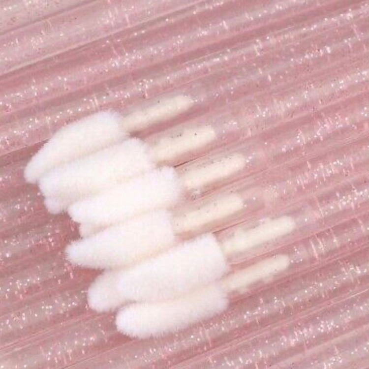 Pink Glitter Lip Brushes - NSI Australia