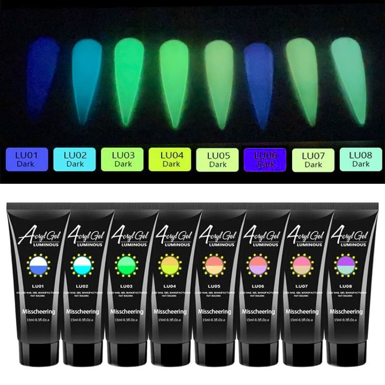 PolyGel Gel In A Tube - Glow in the Dark - NSI Australia