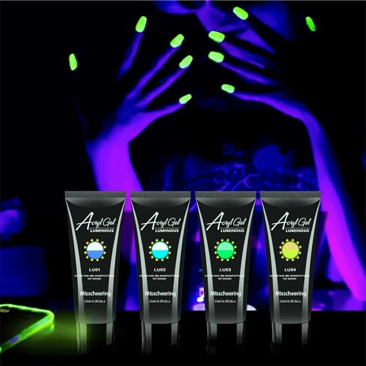 PolyGel Gel In A Tube - Glow in the Dark - NSI Australia