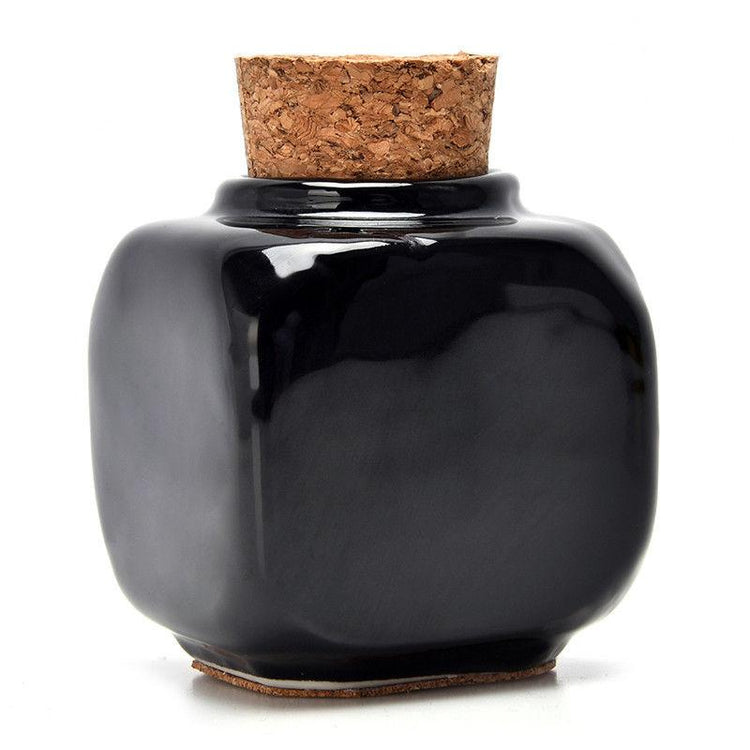 Porcelain Dappen Dish with Cork Lid (Cube Shape) - NSI Australia