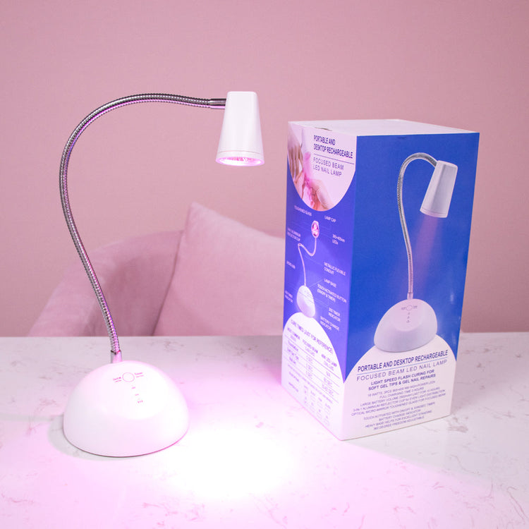 Portable And Rechargeable Nail Lamp Flash Cure Soft Gel Tips - NSI Australia