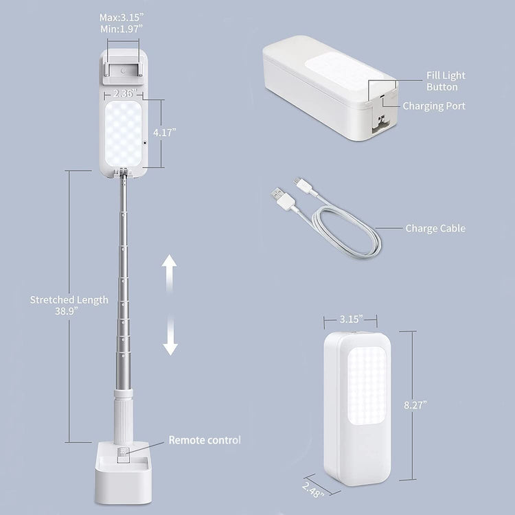 Portable LED Light and Phone Holder for Nails & Beauty - NSI Australia