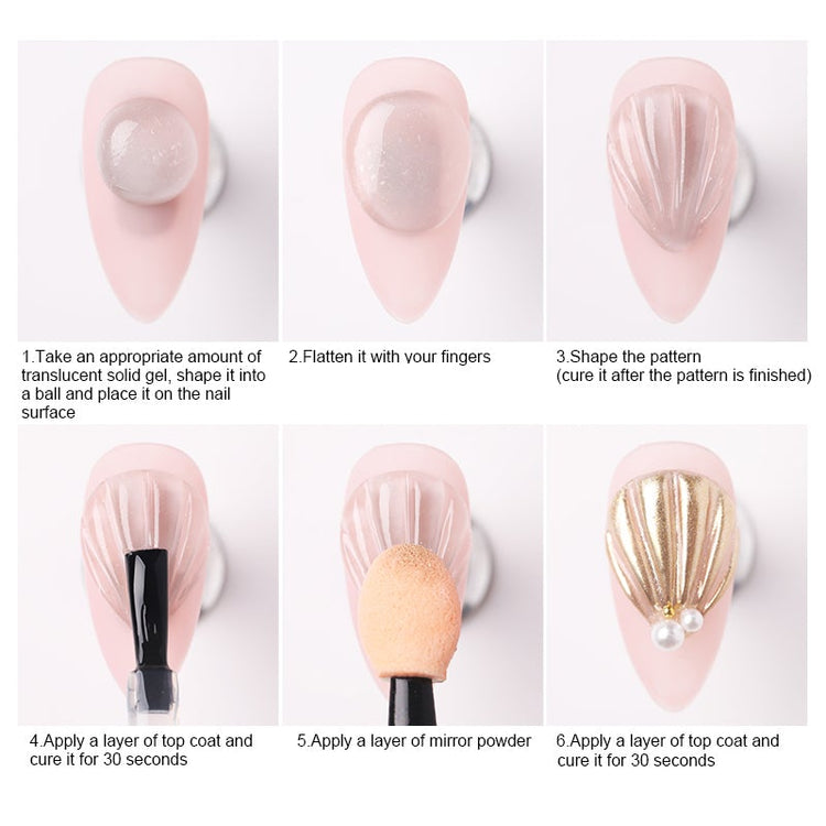 PVC Soft Solid 3D Sculpting Gel BORN PRETTY - NSI Australia