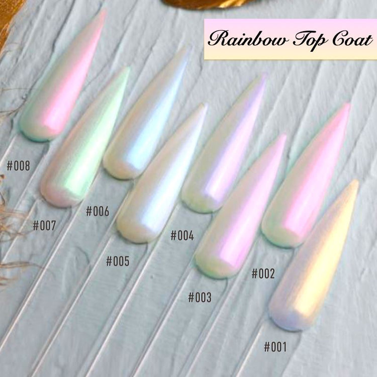 Rainbow Shimmer Gel Polish Top Coat - NSI Australia
