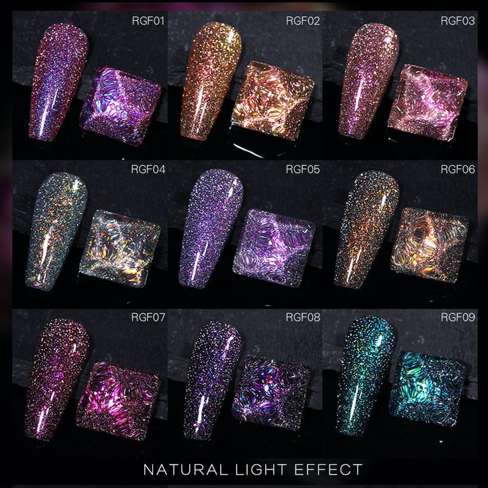 Reflective Glitter Flash Gel Polish BORN PRETTY - NSI Australia