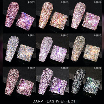 Reflective Glitter Flash Gel Polish BORN PRETTY - NSI Australia