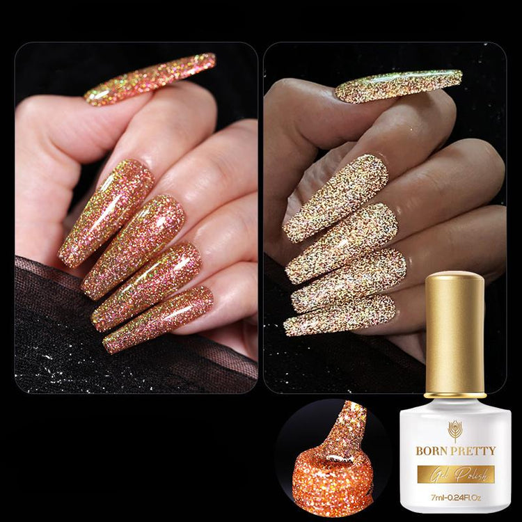 Reflective Glitter Flash Gel Polish BORN PRETTY - NSI Australia
