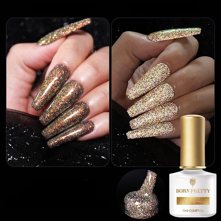 Reflective Glitter Flash Gel Polish BORN PRETTY - NSI Australia