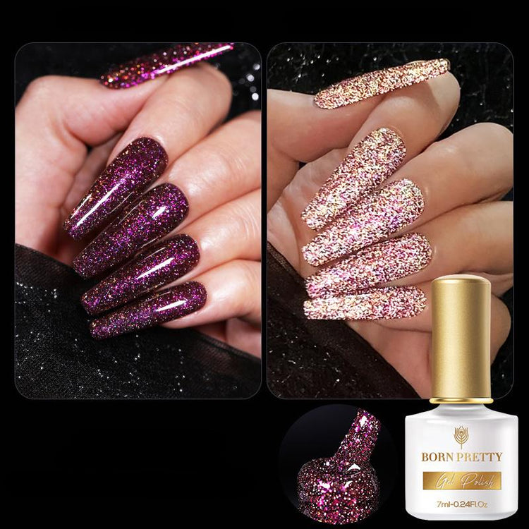 Reflective Glitter Flash Gel Polish BORN PRETTY - NSI Australia
