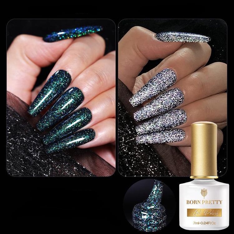 Reflective Glitter Flash Gel Polish BORN PRETTY - NSI Australia