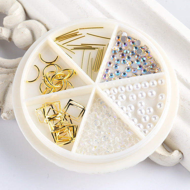 Rhinestones & Charms Nail Art Decoration Wheels - NSI Australia
