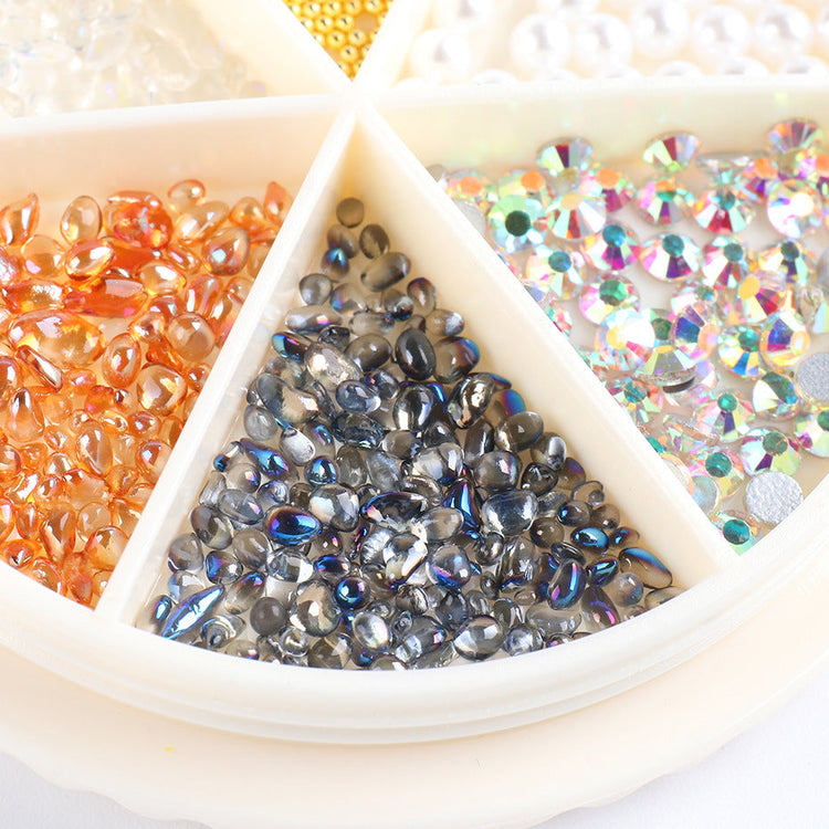 Rhinestones & Charms Nail Art Decoration Wheels - NSI Australia