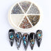Rhinestones & Charms Nail Art Decoration Wheels - NSI Australia