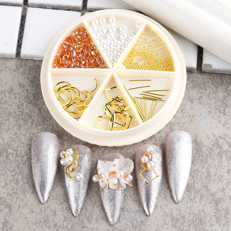 Rhinestones & Charms Nail Art Decoration Wheels - NSI Australia