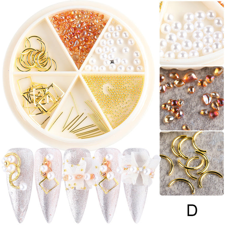 Rhinestones & Charms Nail Art Decoration Wheels - NSI Australia