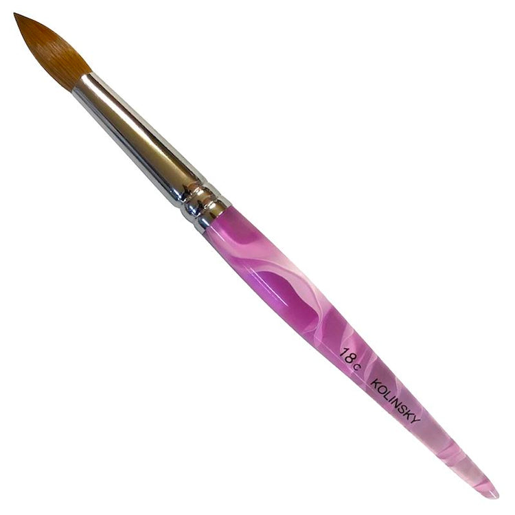 Round Kolinsky Acrylic Brush - NSI Australia