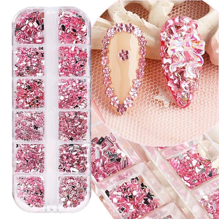 Shaped Nail Rhinestones Tray - NSI Australia