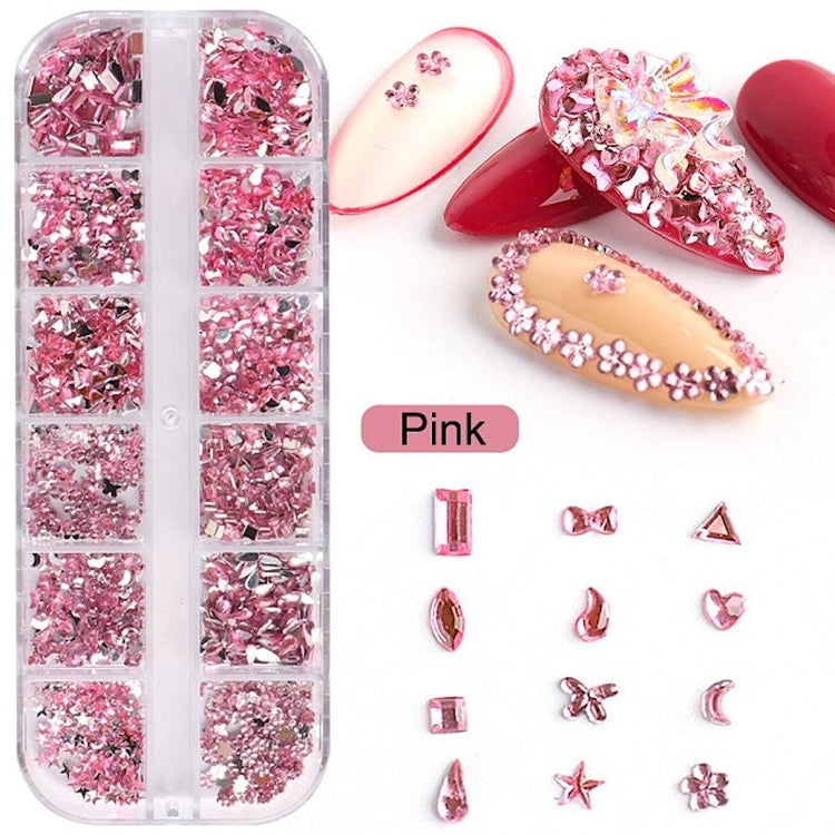 Shaped Nail Rhinestones Tray - NSI Australia