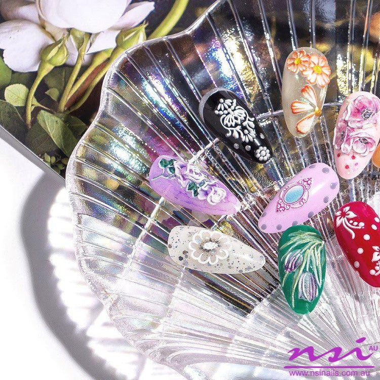 Shell Nail Art Display - Crystal Aurora - NSI Australia