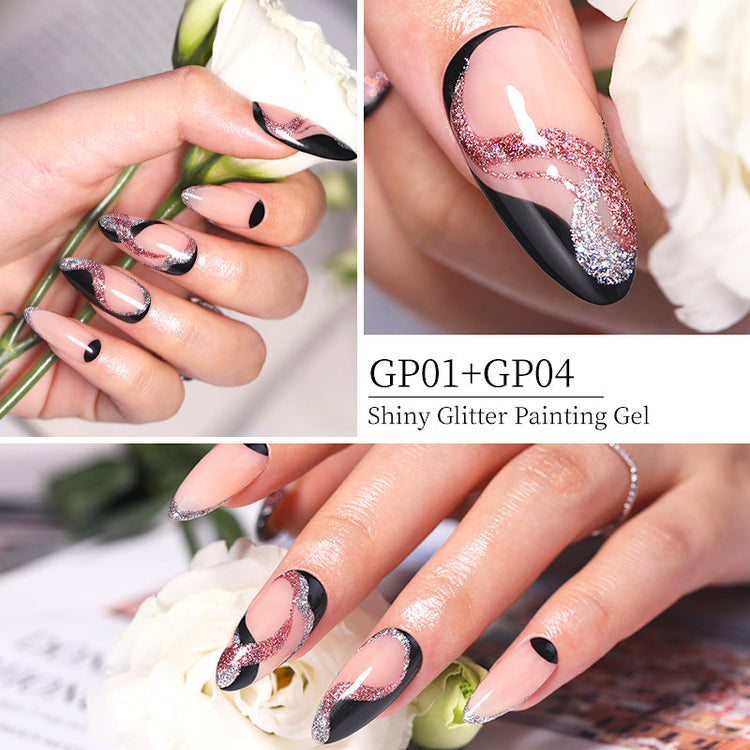 Shiny Glitter Gels BORN PRETTY - NSI Australia