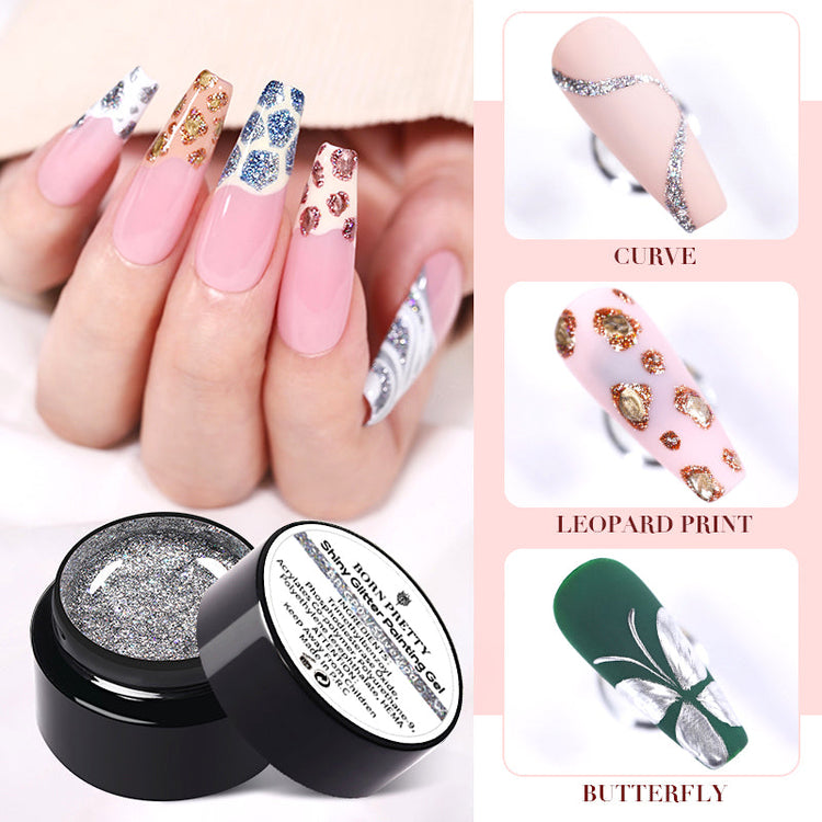Shiny Glitter Gels BORN PRETTY - NSI Australia