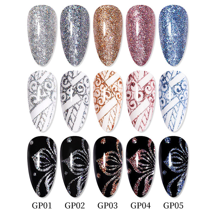 Shiny Glitter Gels BORN PRETTY - NSI Australia