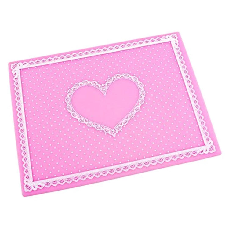 Silicone Nail Table Mat Heart Design - NSI Australia