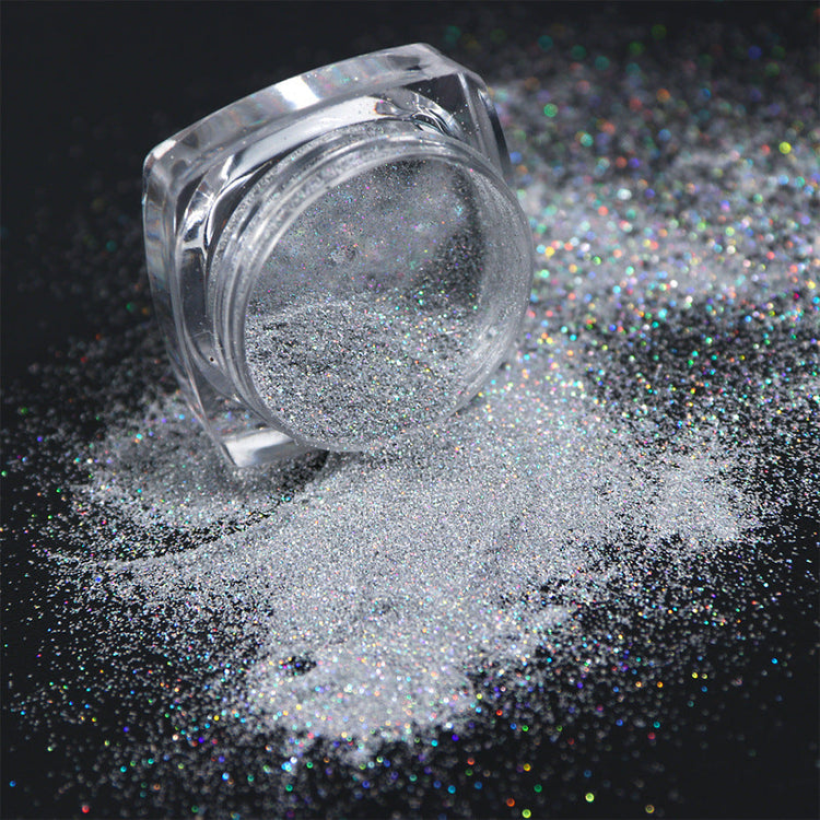 Silver Holographic Glitters 8pcs Pack - NSI Australia
