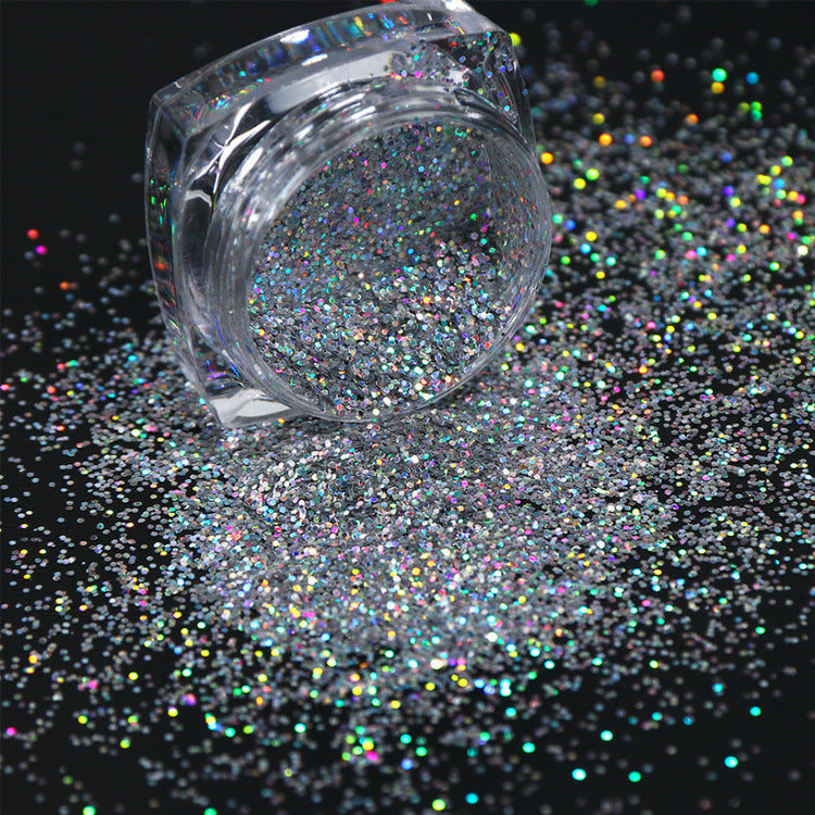 Silver Holographic Glitters 8pcs Pack - NSI Australia