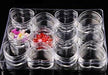 Small Plastic Clear Jar - Heart Shape 12pcs Pack - NSI Australia