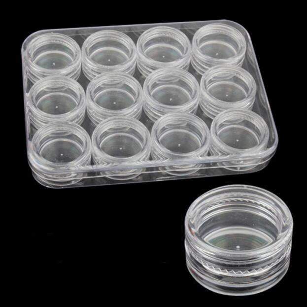 Small Plastic Clear Round Jar 12pcs Pack - NSI Australia