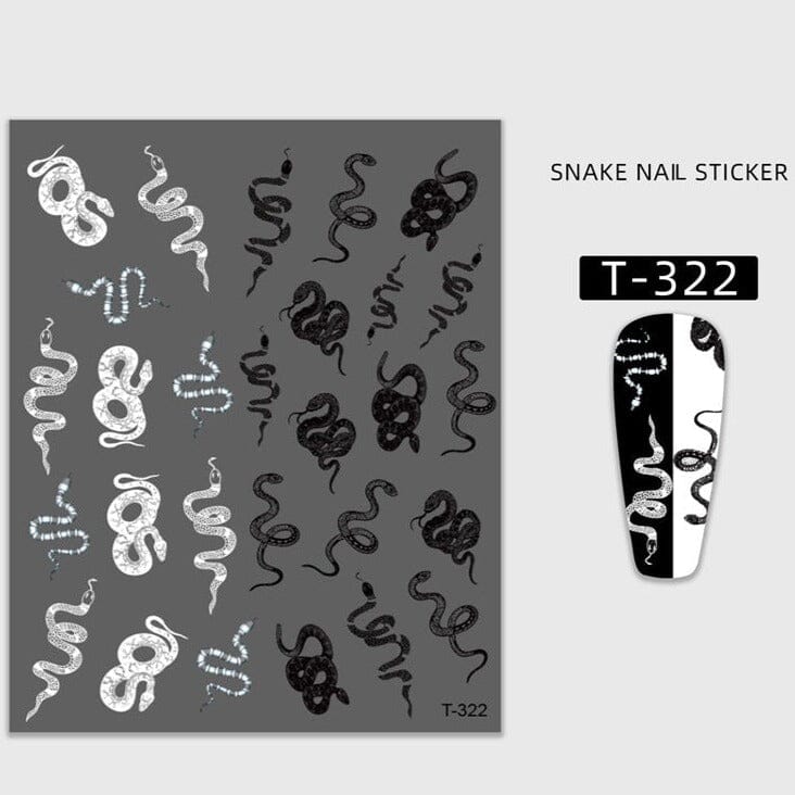 Snakes Nail Art Stickers - NSI Australia