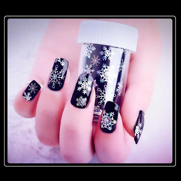 Snowflakes Christmas Nail Transfer Foil Roll - NSI Australia