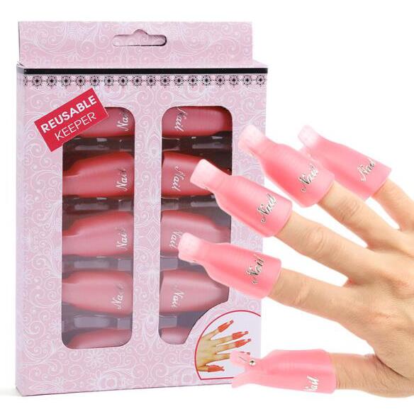 Soak Off Cap Clips 10pcs Pack - NSI Australia