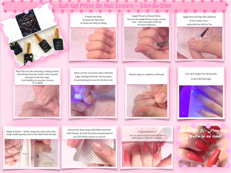 Soft Gel Press On Nail Kit - NSI Australia