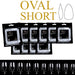 Soft Gel Tips Individual Refill Sizes 50pcs - Oval - NSI Australia