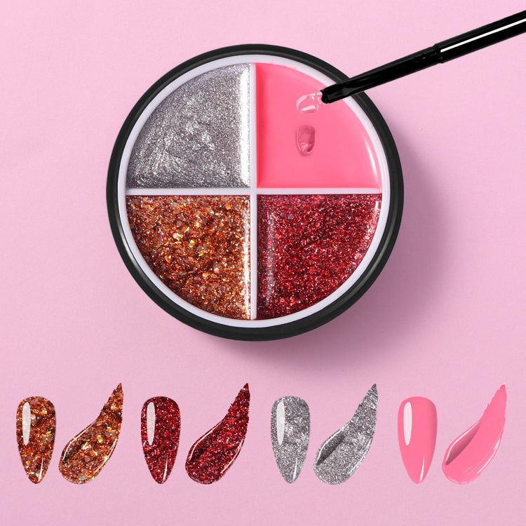 Solid Gel Polish 4in1 Colour Jar - NSI Australia