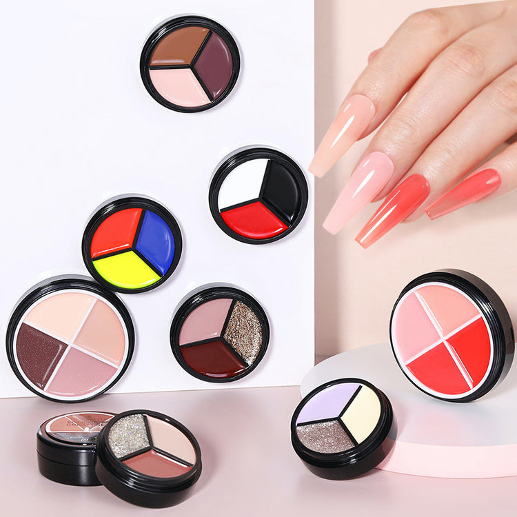 Solid Cream Gel Polish 3 Colours in 1 BORN PRETTY - NSI Australia
