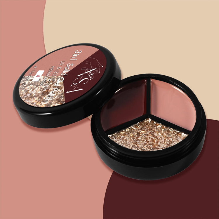 Solid Gel Polish 3in1 Colour Jar - NSI Australia