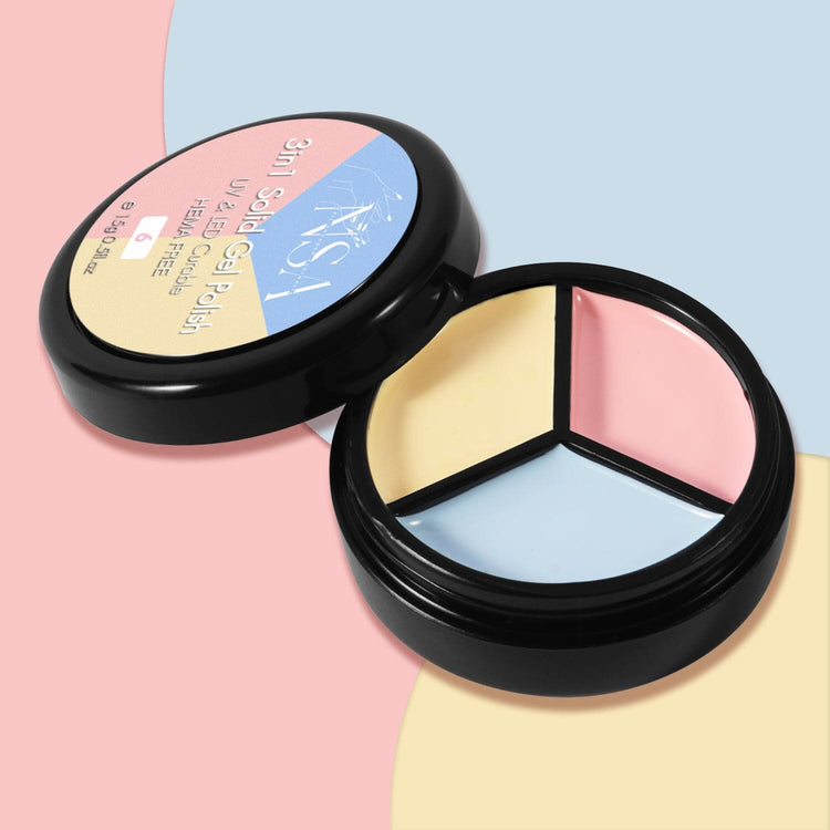 Solid Gel Polish 3in1 Colour Jar - NSI Australia