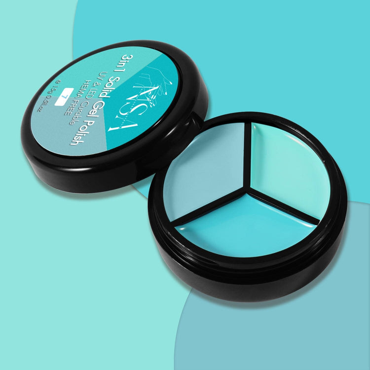 Solid Gel Polish 3in1 Colour Jar - NSI Australia
