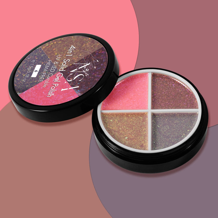 Solid Gel Polish 4in1 Colour Jar - NSI Australia