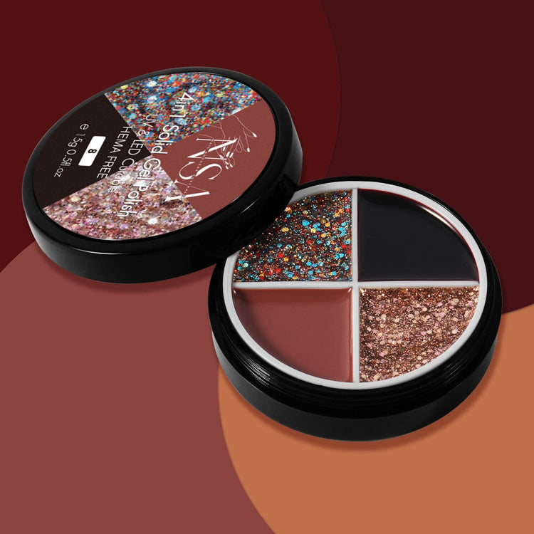 Solid Gel Polish 4in1 Colour Jar - NSI Australia