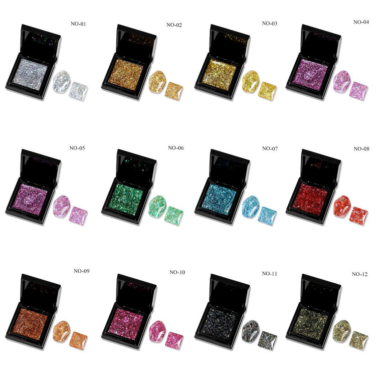Solid Glitter Gel - Holo Series 3g - NSI Australia