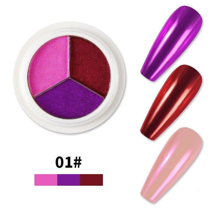 Solid Mirror Chrome 3 Colour Pigments - NSI Australia